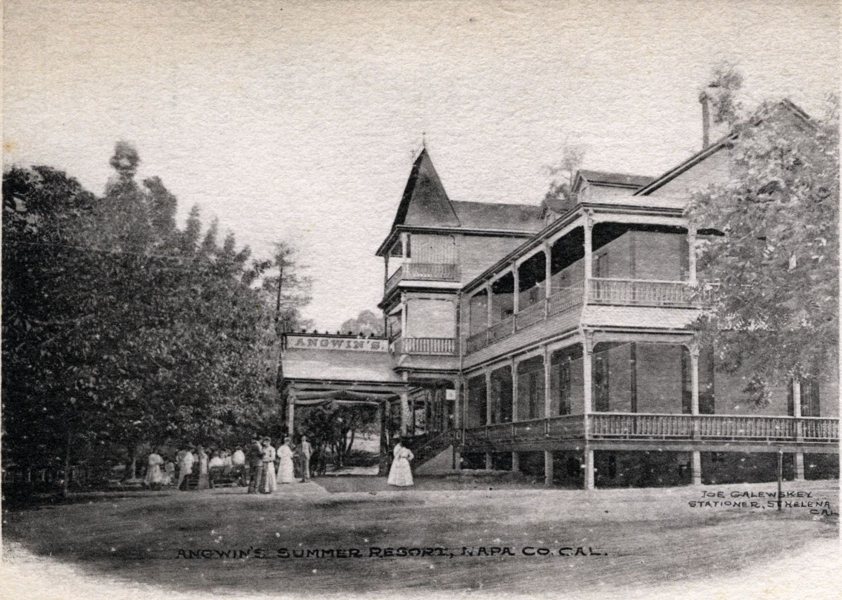 Angwin's Summer Resort, 1890s